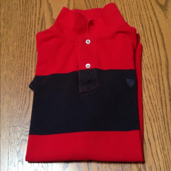 GAP Men's Red and Black Polo - Picture 5 of 11